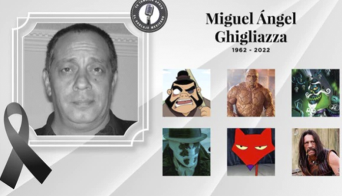 Muere Miguel Ángel Ghigliazza, actor de doblaje