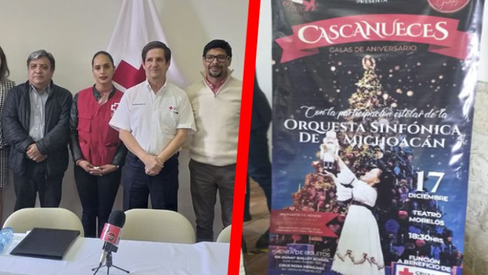 Con la presentación del cascanueces; Cruz Roja de Morelia celebrará 85 años