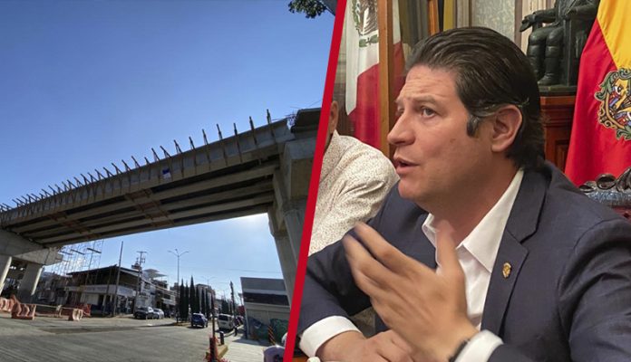 El presidente municipal, dio a conocer que será este 1 de enero del 2023 cuando se abra de manera total el Puente elevado.