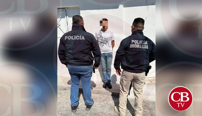 Policía Morelia detiene a “El Chivo”, dedicado al robo a comercio
