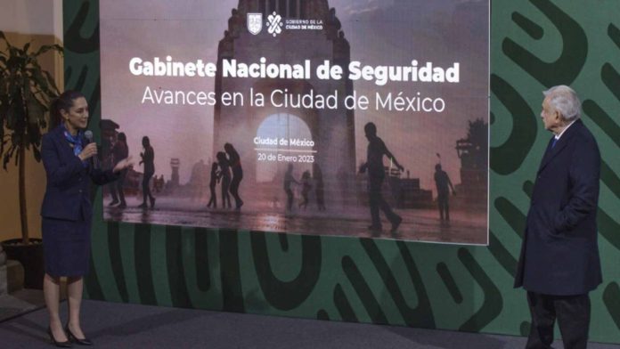 Claudia Sheinbaum presume que se redujo el número de homicidios dolosos en CDMX