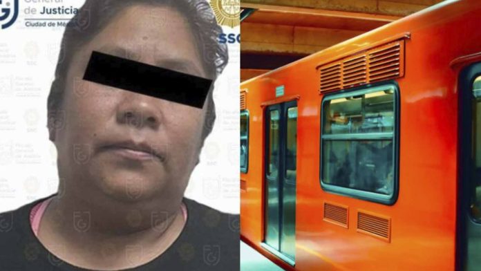 Detienen a mujer por arrojar objeto a las vías del metro en CDMX