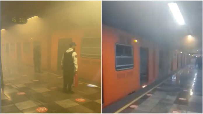 VIDEO: Usuarios reportan humo en Línea 9 del Metro de la CDMX