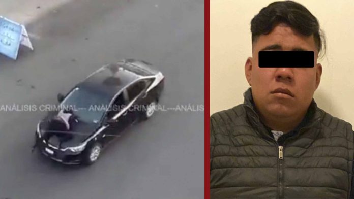 Hombre atropella a una mujer