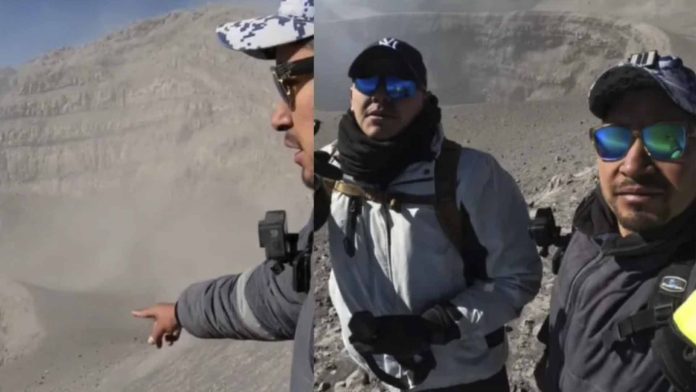 Hombre sube al cráter del Popocatépetl; está siendo investigado por el Ejército mexicano