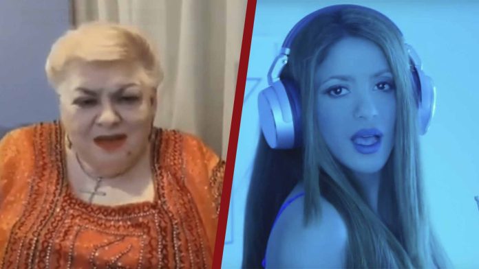 Paquita la del Barrio graba video con mensaje para Shakira