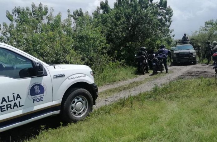 Siete detenidos deja balacera en límites de Tacámbaro y Madero