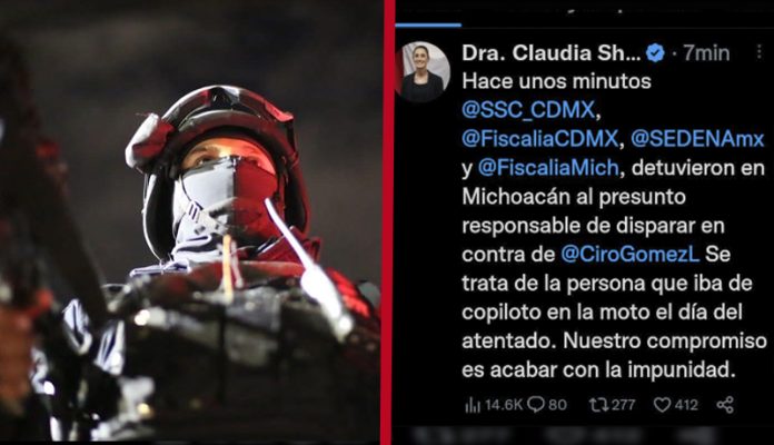 Capturan en Michoacán a sicario que disparó a Ciro Gómez Leyva