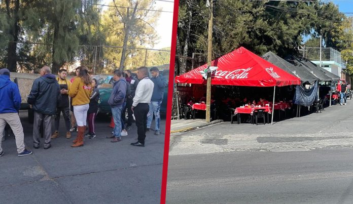 ¡Por invasión de banquetas! Ayuntamiento retira negocio de la vía pública