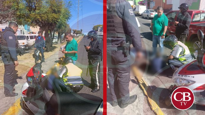 Motociclista atropella a una mamá y su hijo en Morelia
