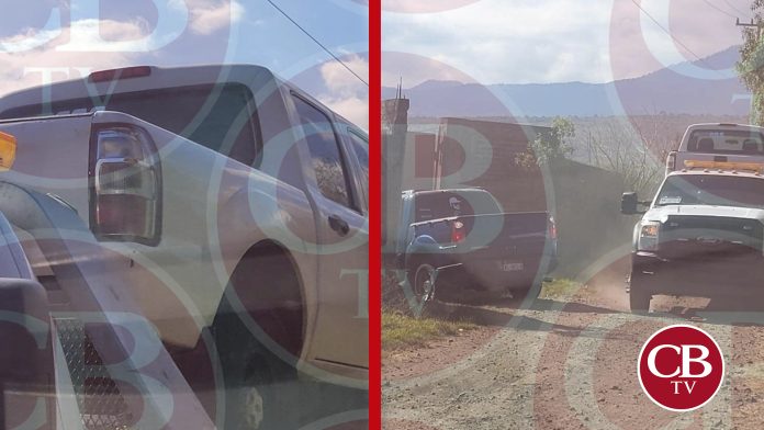 Aseguran camioneta en el rancho de Lagunillas