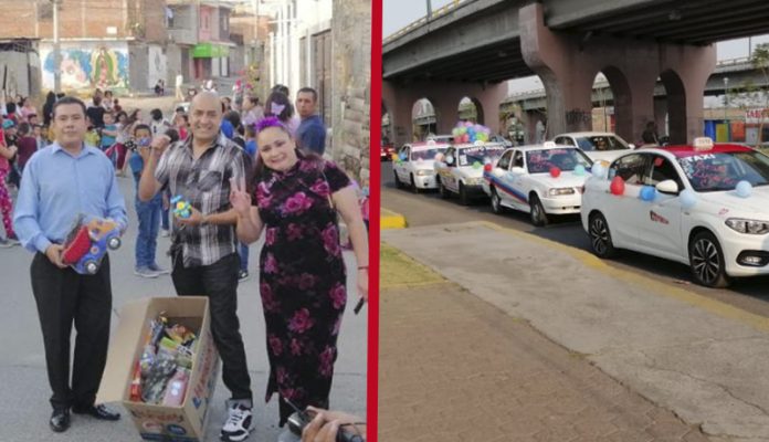 Taxistas aliados con la comunidad LGBT llevarán juguetes a niños de escasos recursos en Morelia