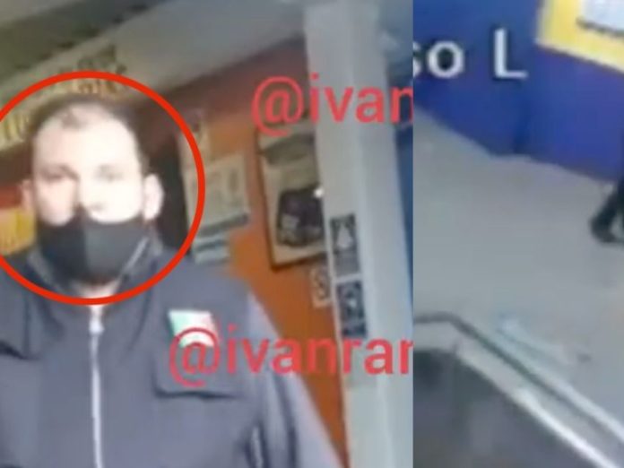 VIDEO: Jefe de seguridad aventó a una mujer 