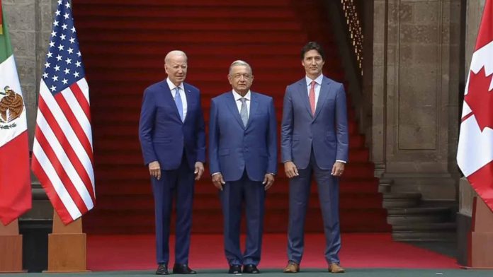 AMLO recibe a Joe Biden y Justin Trudeau