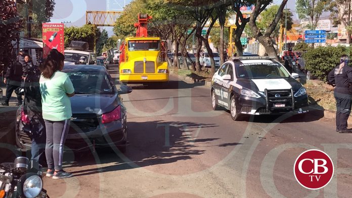 Motociclista lesionado en la lateral de Artillero