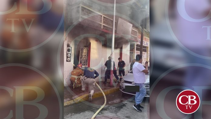Se quema restaurante en Zitácuaro