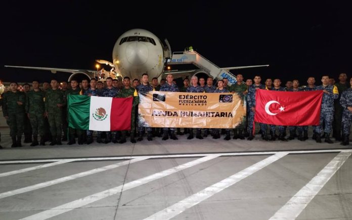 México envía 100 toneladas de ayuda a Turquía