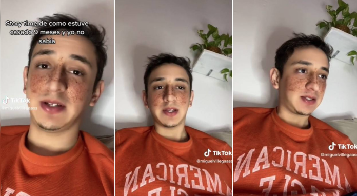 Video: Tiktok revela que estuvo casado 9 meses y no lo sabia