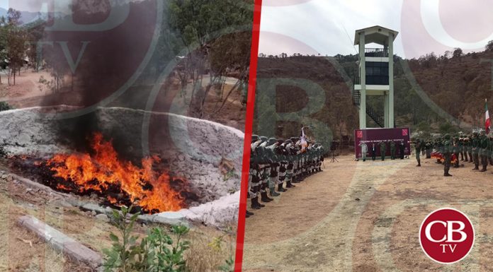 Más de 40 millones en droga incinerados en Morelia