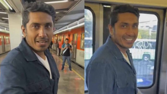 El actor, Tenoch Huerta, quien participó en la película de Marvel Black Panter: Wakanda Forever, fue visto usando el metro de la CDMX.