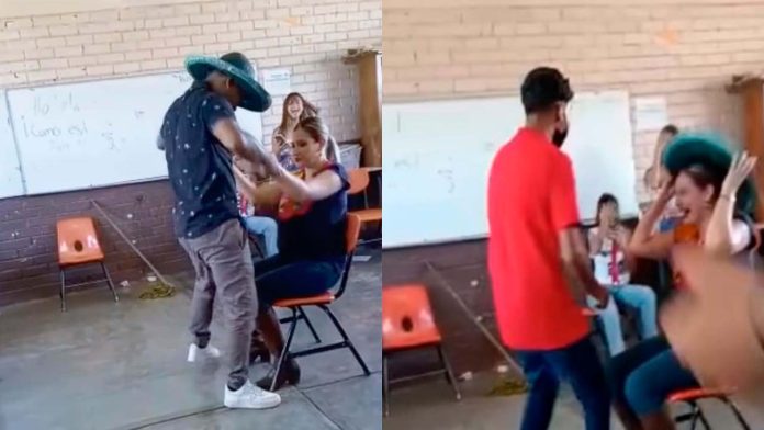 VIDEO: maestra de Coahuila es captada 