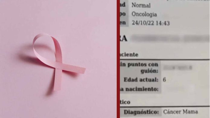 Niña chilena de siete años de edad fue diagnosticada con cáncer de mama