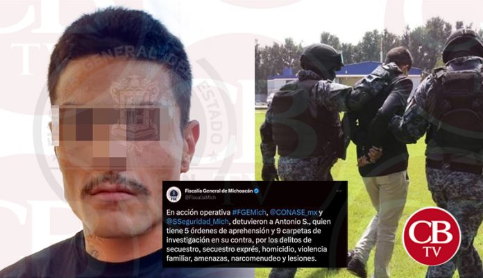 Detiene FGE a líder delincuencial en Morelia