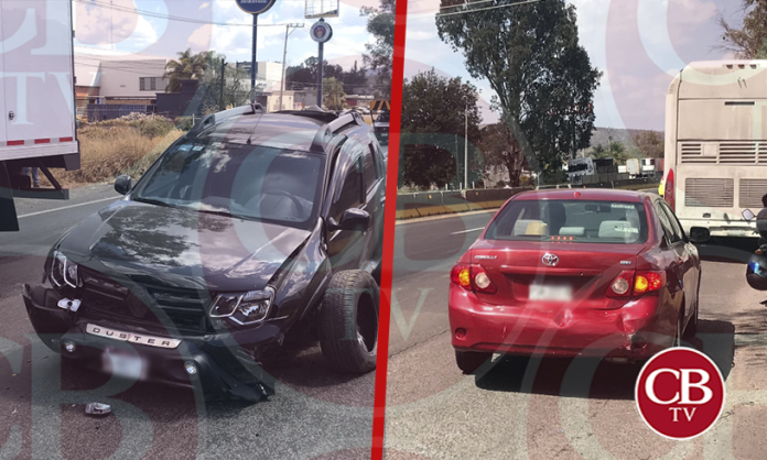 Choque múltiple deja dos heridos en la Morelia-Salamanca