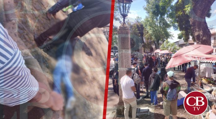 Ejecutan a un hombre afuera de la alcaldía de Pátzcuaro