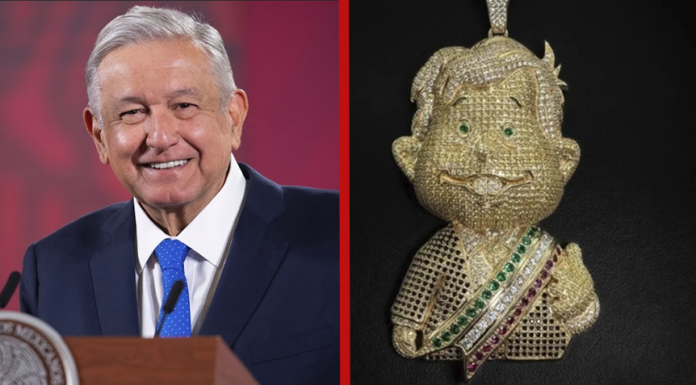 Joyería mexicana ofrece figura de  “AMLO” de 14K con oro
