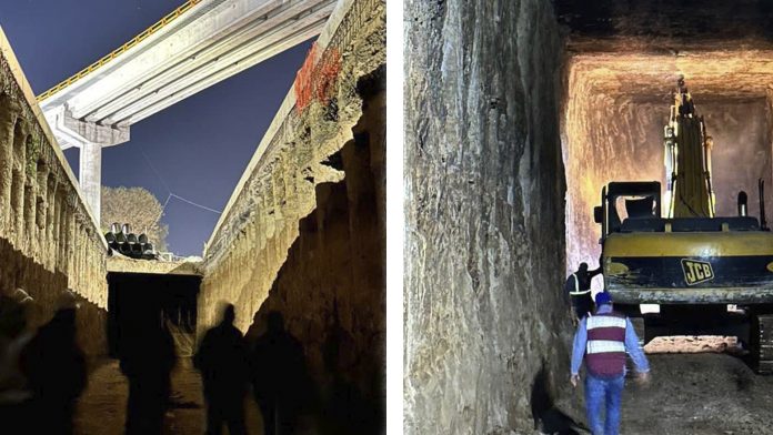 Concluye excavación de túnel en distribuidor vial de salida a Salamanca