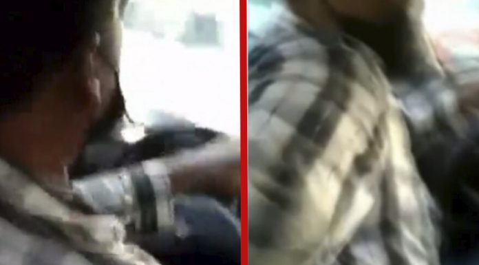 VIDEO: Taxista amenaza con matar a pasajera 