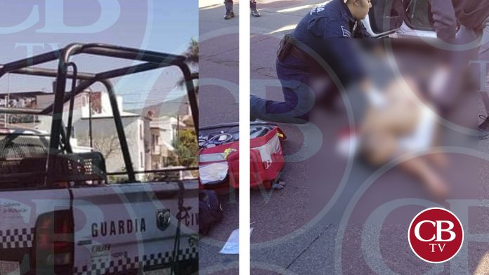 Taxista pistolero se enfrenta a balazos con GC en Uruapan