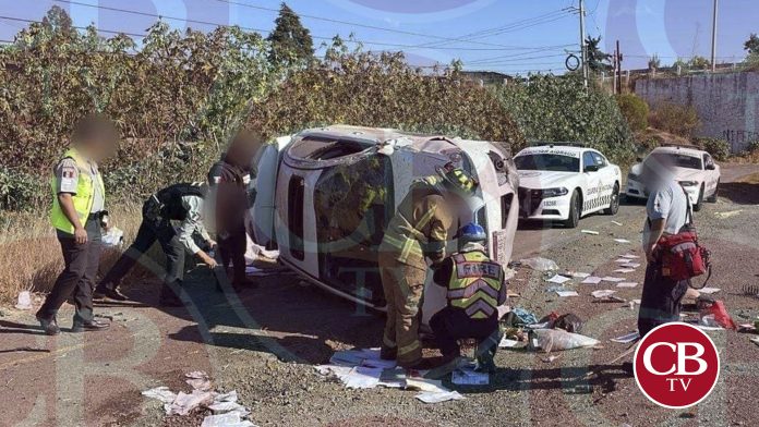 Destruye su auto y solo queda herido