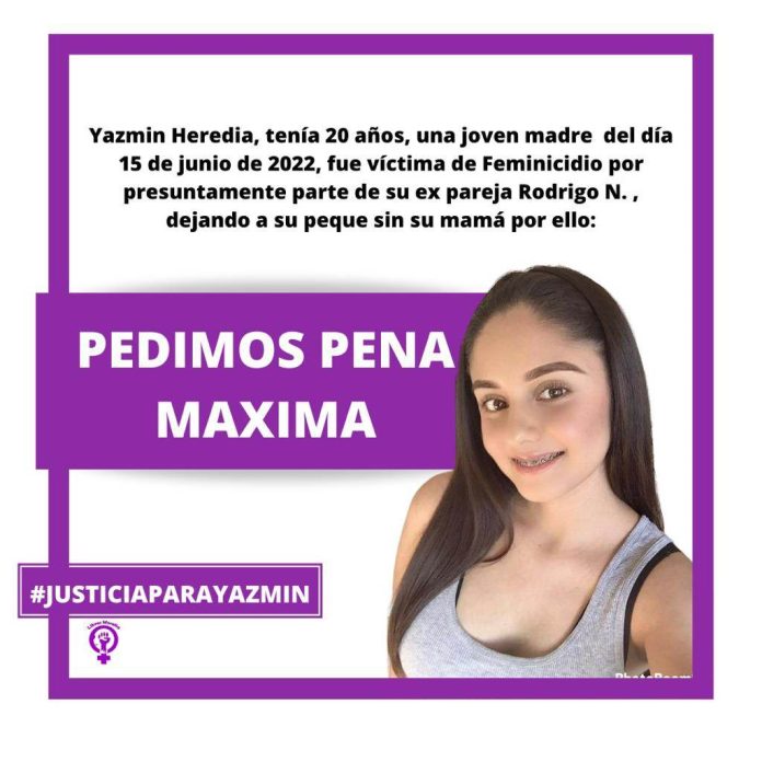 Piden justicia para Yazmin; tenía sólo 20 años de edad cuando fue asesinada