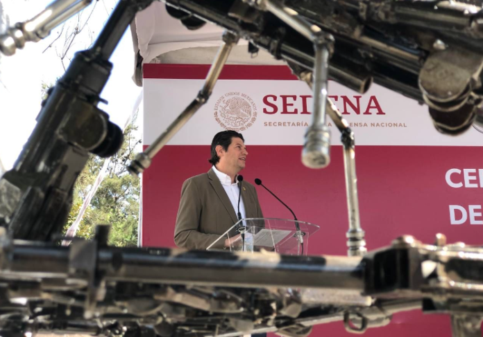 En año y medio, 3 veces más armas decomisadas que en todo el Gobierno anterior: Alfonso Martínez