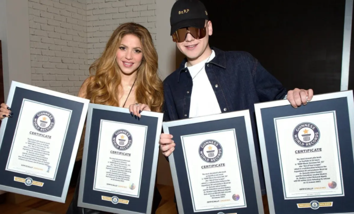 Canción de Shakira y Bizarrap bate cuatro Record Guinness