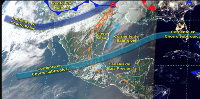 ¡No bajes la guardia! Llega el frente frió 41 con lluvias 