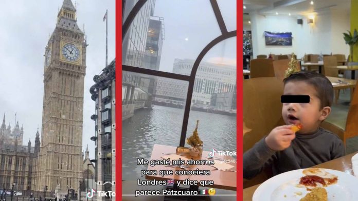 Gasta sus ahorros para llevar a su hijo a Londres y dice que se parece a Pátzcuaro