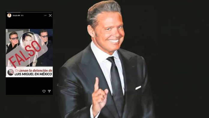 Luis Miguel niega que exista una orden de aprehensión en su contra