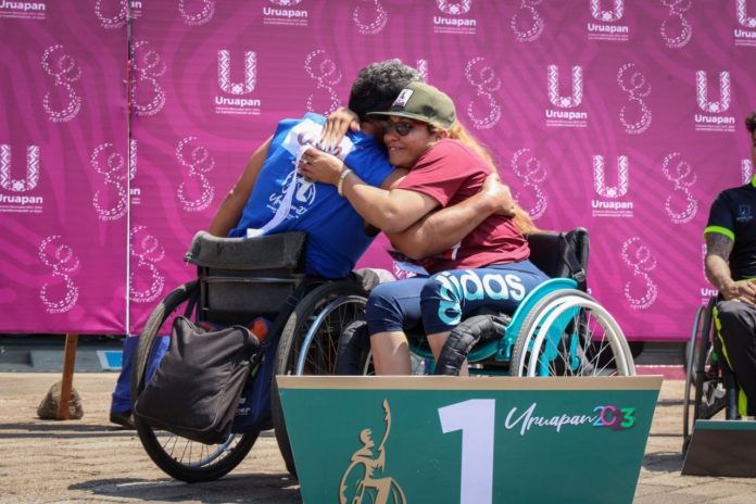 Uruapenses ganan medallas de oro y plata en Juegos Nacionales Deportivos en Silla de Ruedas y Amputados