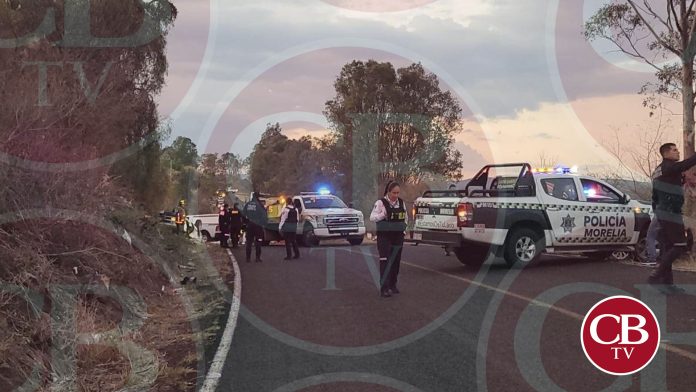 Muerto en volcadura de Chiquimitío sin identificar