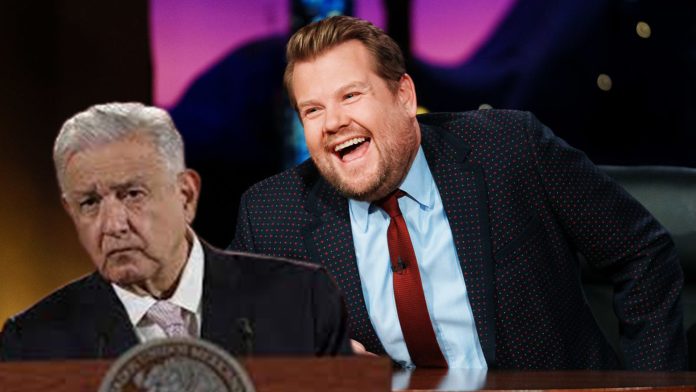 VIDEO: James Corden se burla de foto de supuesto aluxe compartida por AMLO