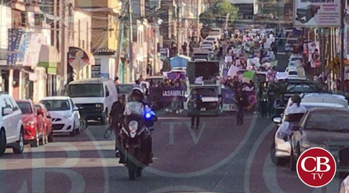 Instalado el dispositivo de la Policía Morelia por marcha del 8M