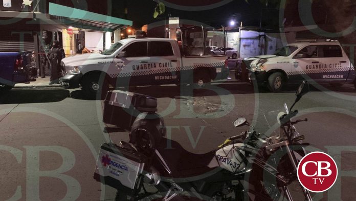 Apenas le mordía al taco cuando lo matan a balazos en Uruapan