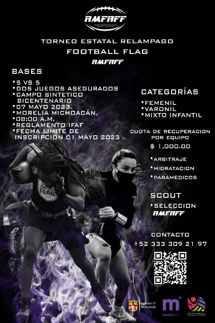 Con torneo relámpago, promueve Imcufide el tocho bandera
