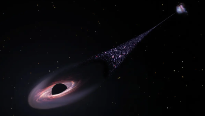 Descubren agujero negro que crea estrellas, en lugar de devorarlas
