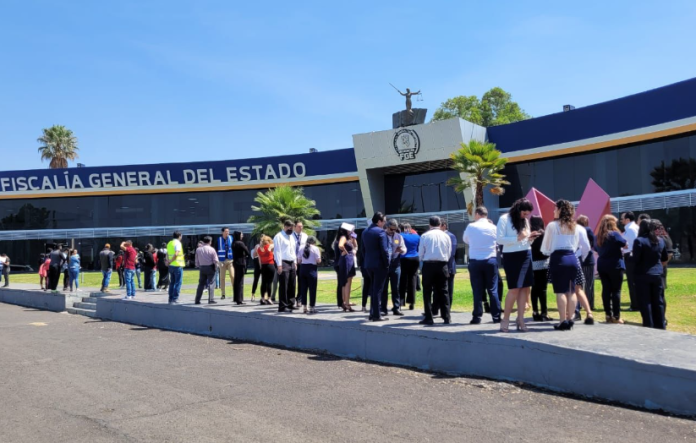 Participa Fiscalía General en Simulacro Nacional 2023