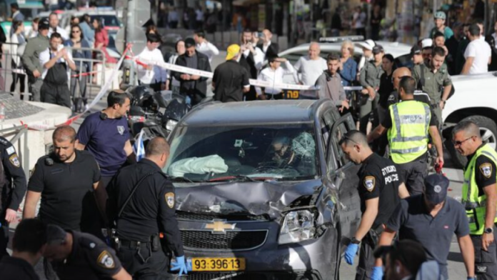 Cinco heridos en presunto ataque por atropello en Jerusalén