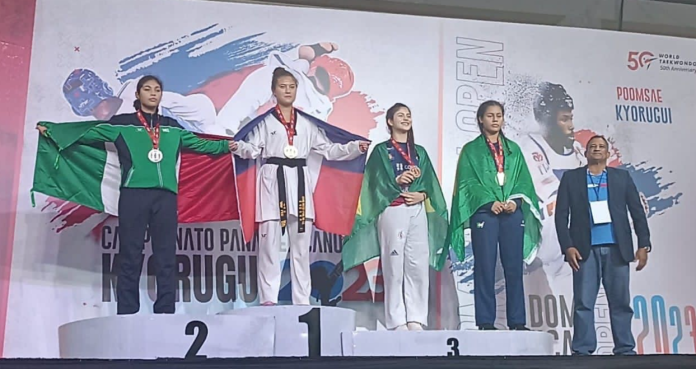 Moreliana se cuelga la medalla de plata en el Campeonato Panamericano de taekwondo